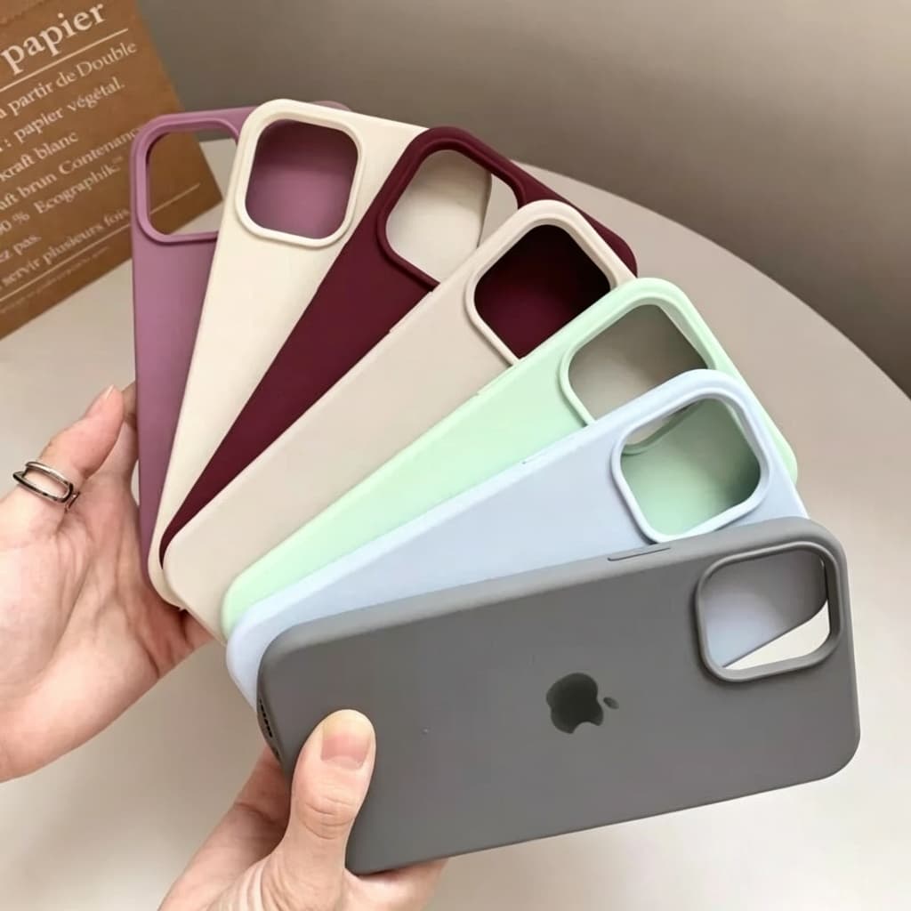 Capa Capinha Case Para 14 14pro 14plus 14promax - Silicone e Interior Aveludado Super Premium