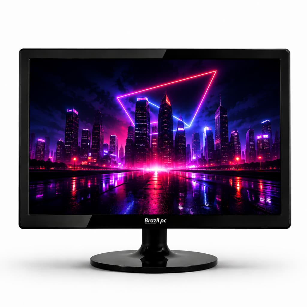 Monitor Gamer Brazil PC tela de 15.4" 60Hz Widescreen qualidade premium