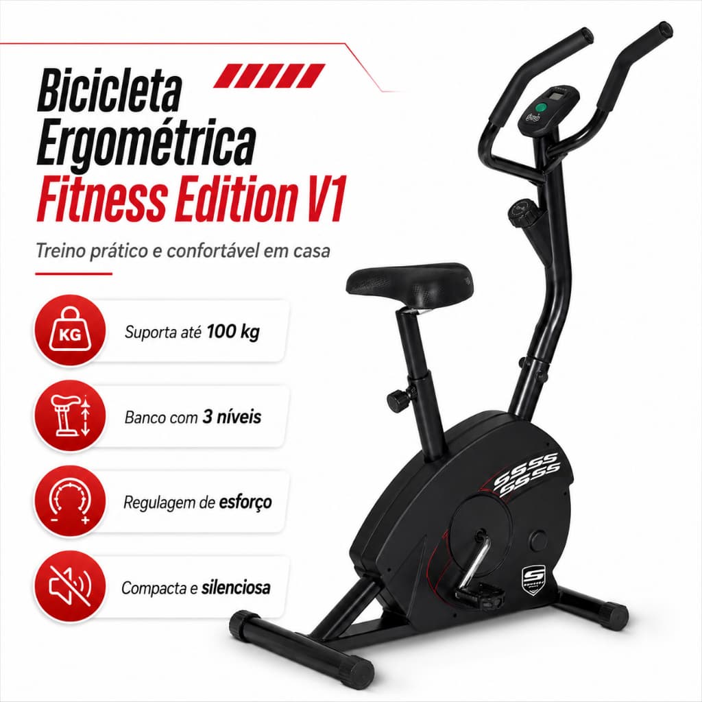BICICLETA ERGOMETRICA FITNESS EDITION V1.