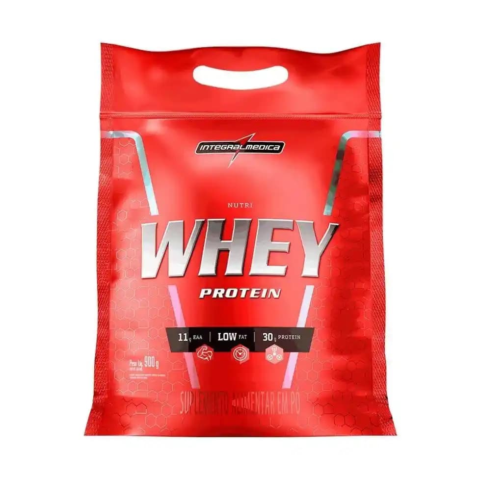 Nutri Whey Protein Pouch Chocolate 900g Integralmédica