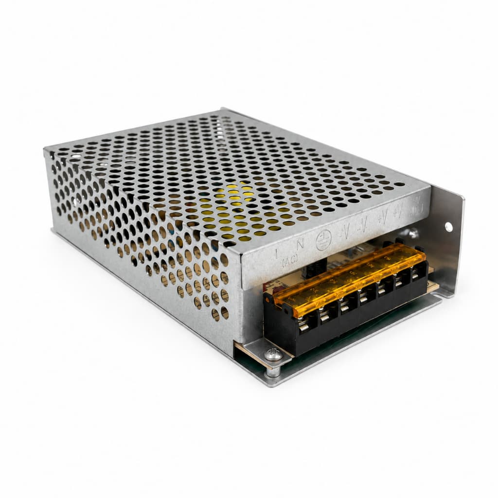 Mini Fonte Chaveada 10a 12v 120w Bivolt  Cftv Fita Led Som