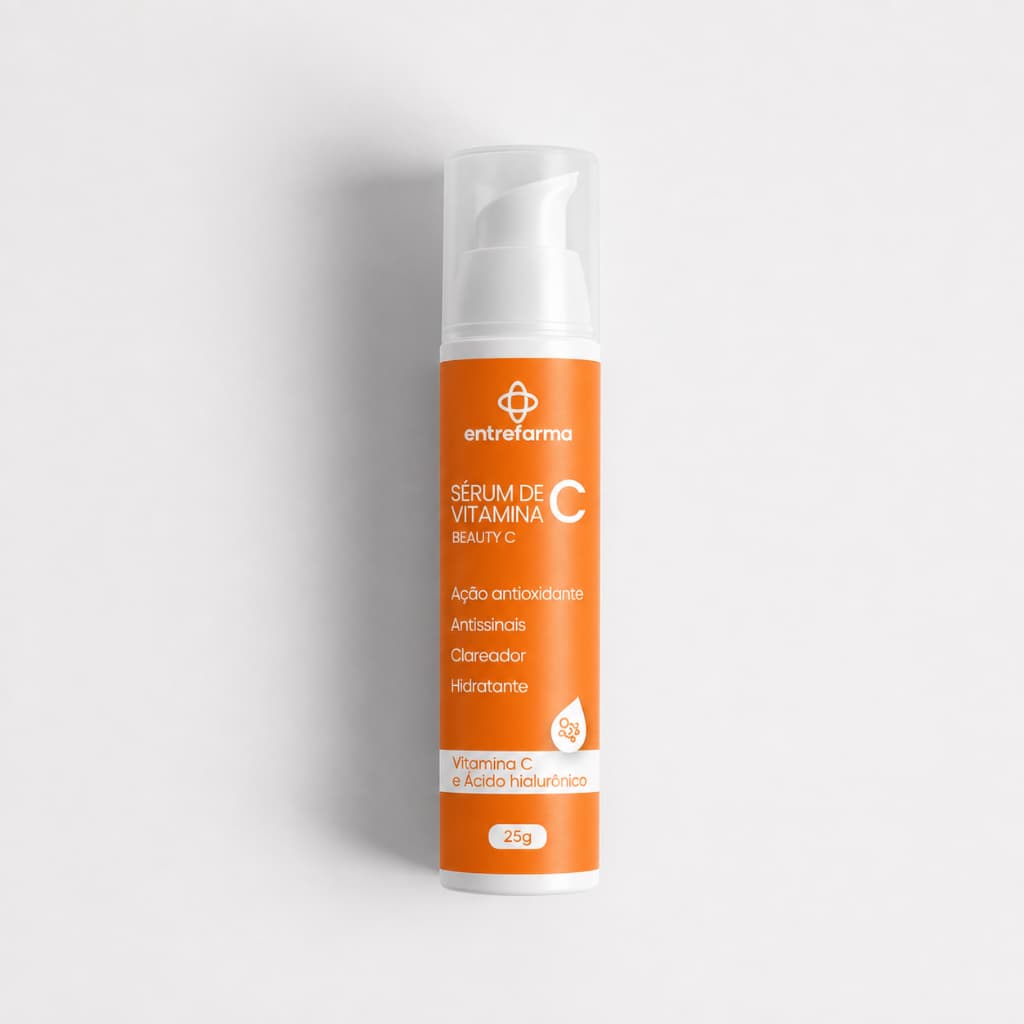 Sérum Facial Vitamina C Beauty C Uniformizador e Cuidados com a Pele 25g