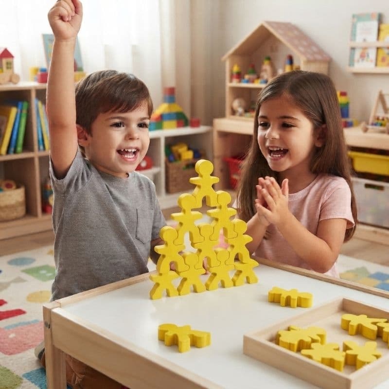 Brinquedo infantil Torre do Equilíbrio Anti estresse Brinquedo Educativo coordenação motora