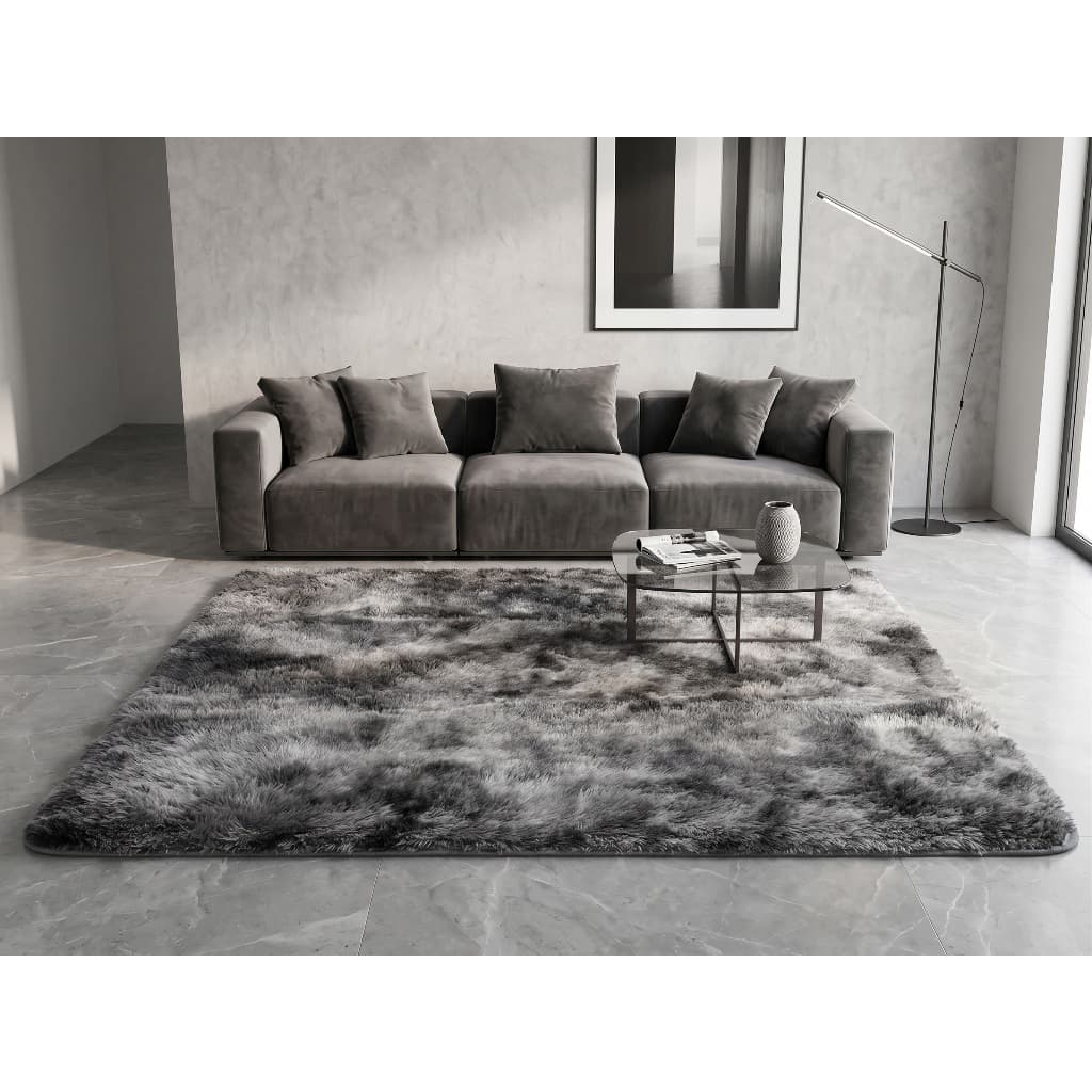 Tapete Felpudo 150x200cm Macio para Sala e Quarto Antiderrapante Moderno e Decorativo