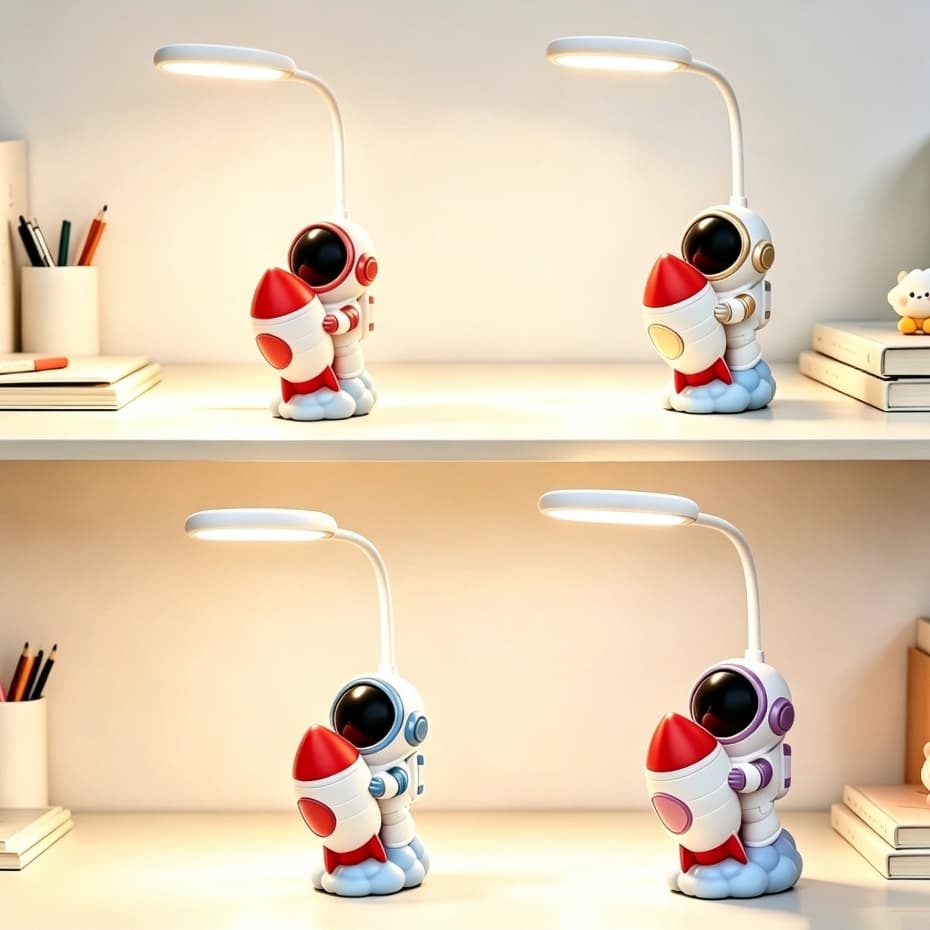 Luminária Decorativa Mini de Mesa LED Presente Crianças Criativa Fofo Luz Noturna Decorativa Leitura