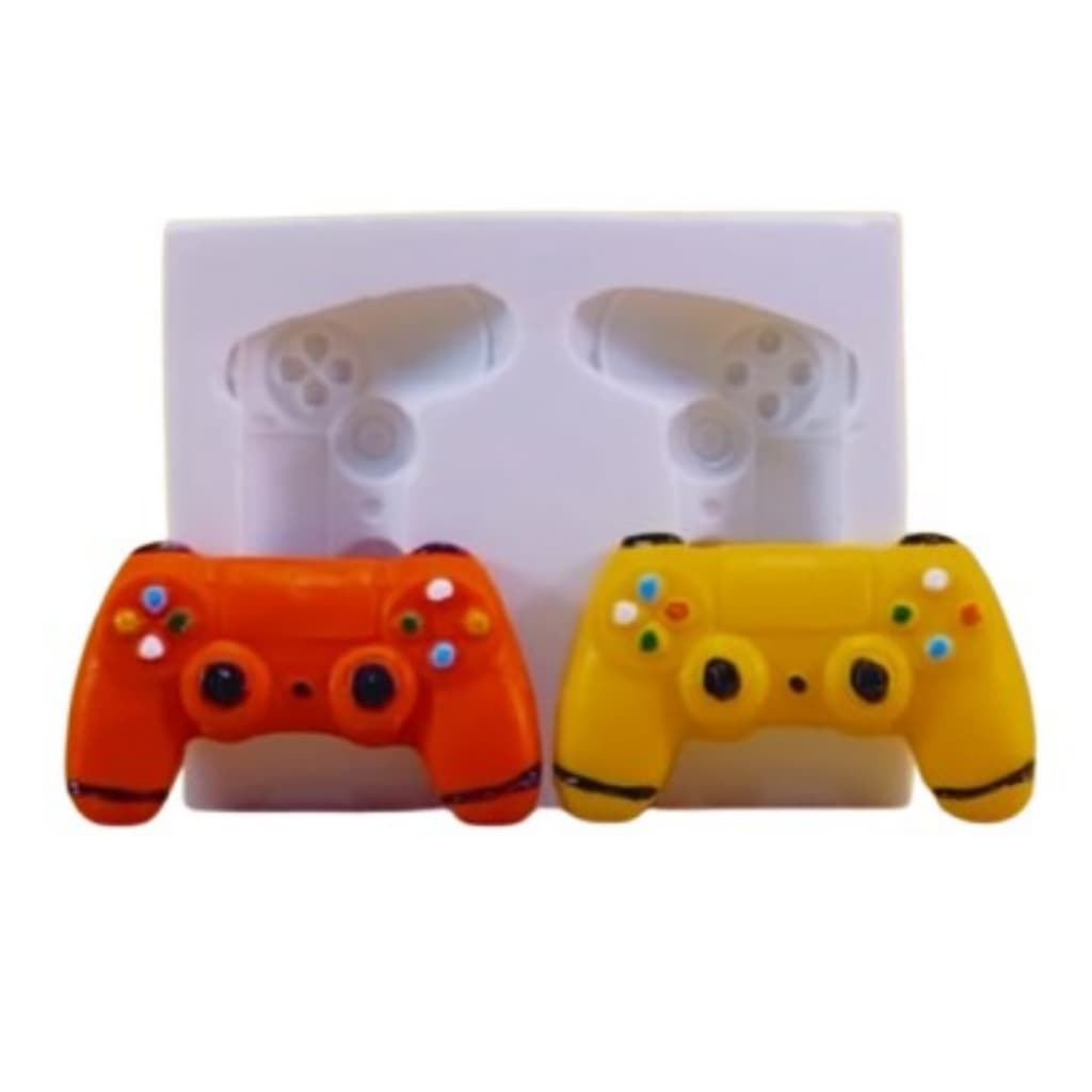 Molde de Silicone Joystick Controle Game com 2 Video Game 2900