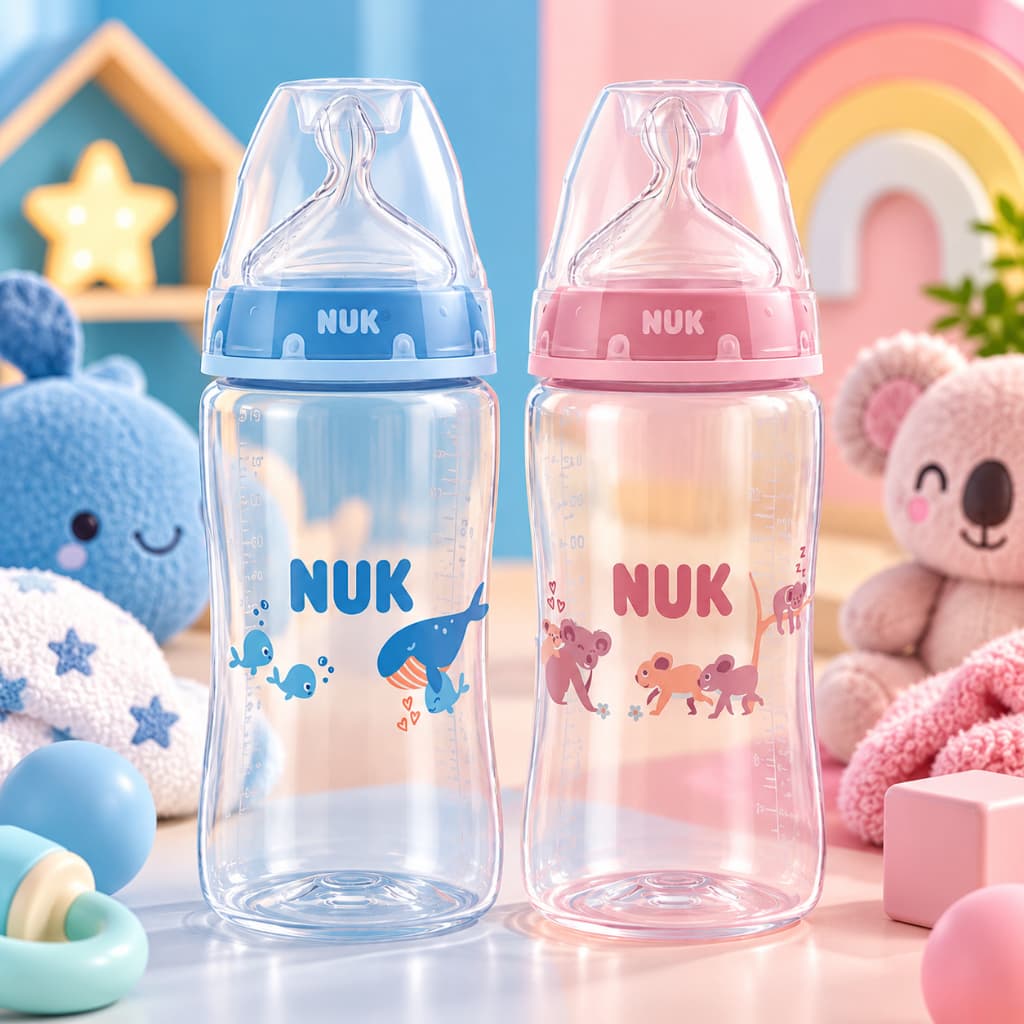 MAMADEIRA NUK CONTROLE DE TEMPERATURA BICO SILICONE ORTODÔNTICO FIRST CHOICE 300ML F2