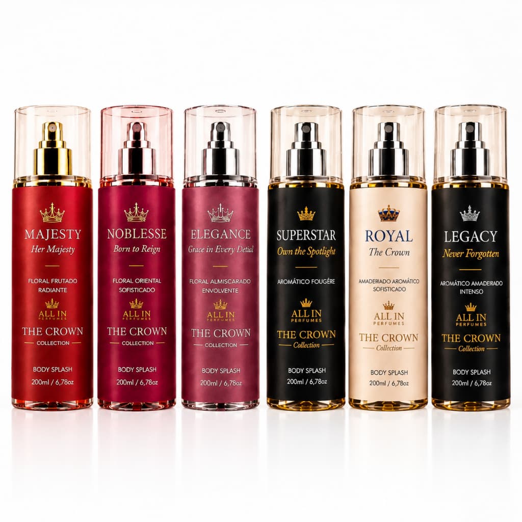 Body Splash Feminino Masculino 200ml Colônia Perfume Corporal Inspiração Importados Premium