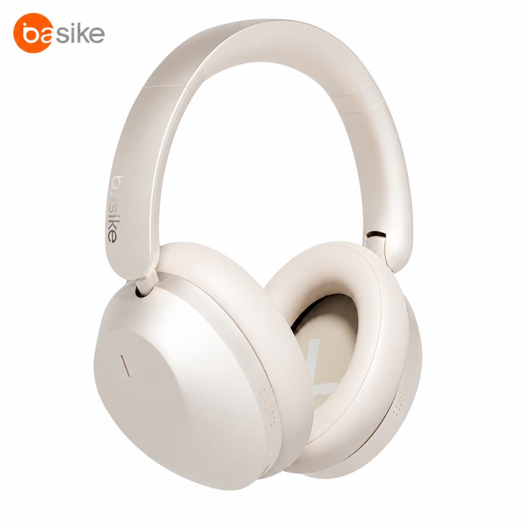 Fone de Ouvido Bluetooth Over-ear Basike BA-FON192 ANC, Bluetooth 5.4, Microfone e Bateria 30h