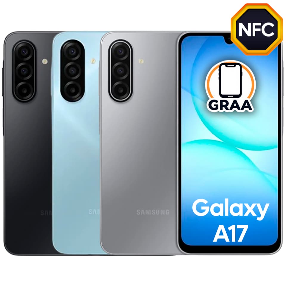 Celular Samsung Galaxy A17 4G NFC Dual SIM Tela Super AMOLED 6.7" Câmera Tripla 50MP 256GB 128GB