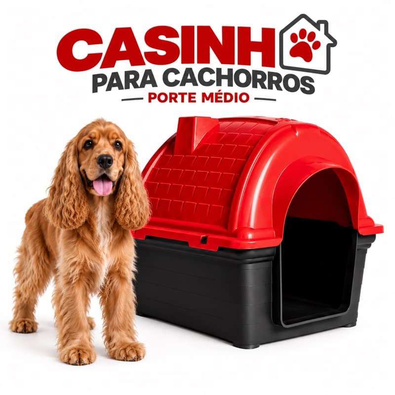 Casinha Para Cachorros Porte Médio Casa Modelo Iglu Conforto e Proteção Para Seu Pet