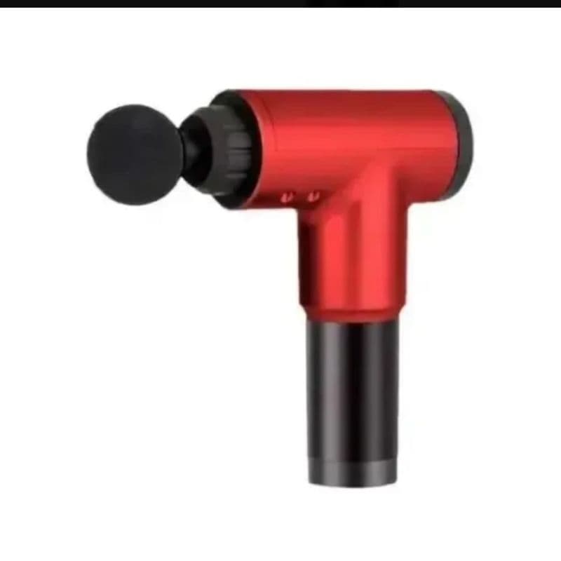Massageador Elétrico Massageadora Muscular Portátil vermelha
