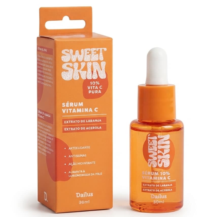 Dailus Sweet Skin Sérum Facial Vitamina C Antioxidante Hidratante 30ml