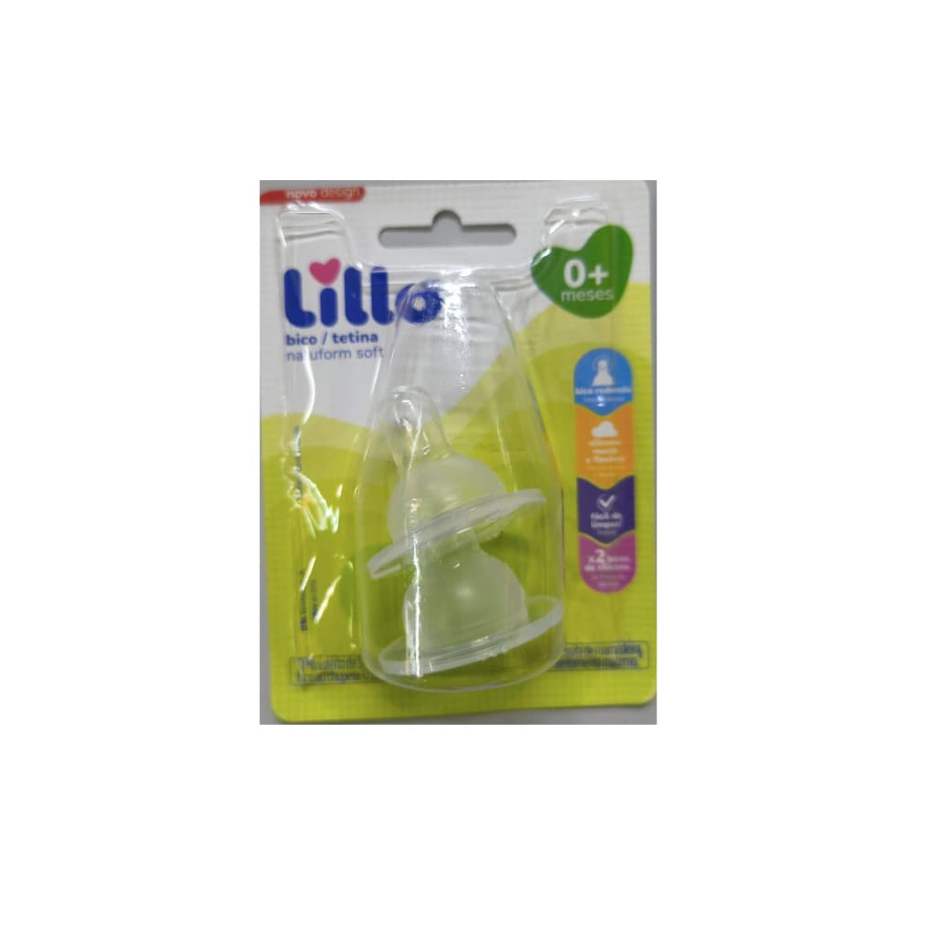 Bico De Silicone Redondo Naturform C/2 Unidades Tamanho 0+ Meses Da Lillo