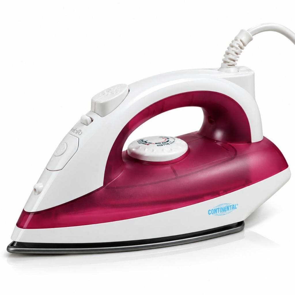 Ferro de Passar Roupa a Vapor Continental 110V com Spray, Jato Extra de Vapor e Controle de Temperatura