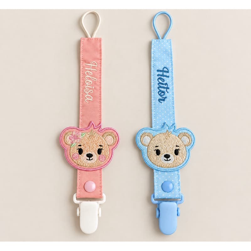 Prendedor de Chupeta Personalizado com Nome – Chupeta Bebê – Presente Infantil