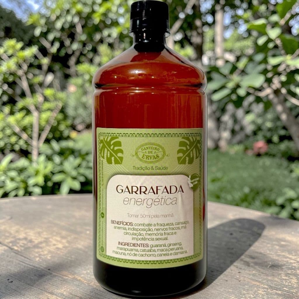 Garrafada Energética 1L Canteiro de Ervas - Mistura da Floresta Amazônica