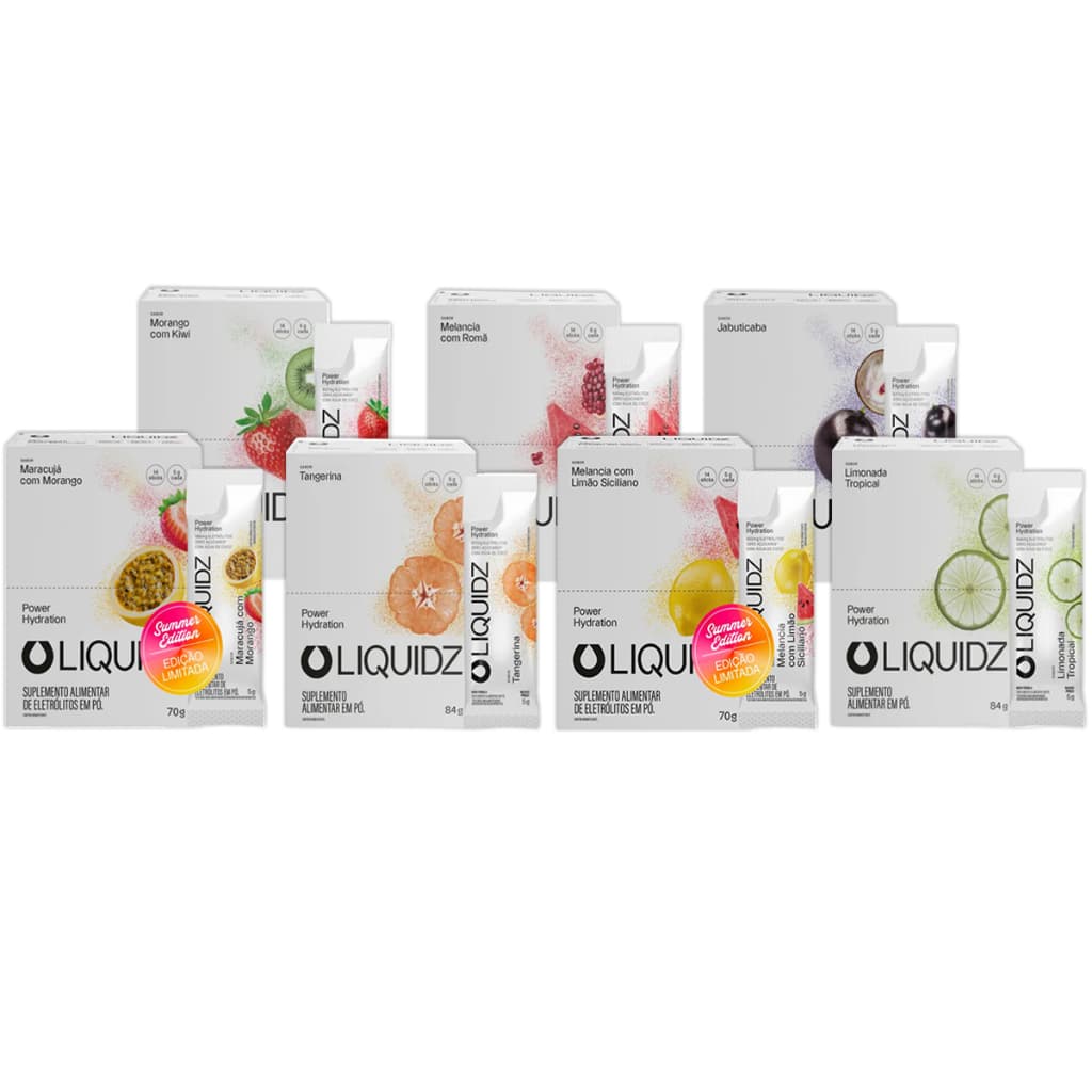 Liquidz Isôtonico Repositor de Eletrólito Zero Açúcar - Escolha entre os Sabores