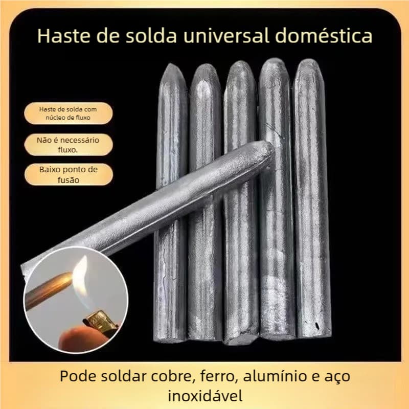 3 6 9 Pcs Haste de Soldagem Metal - Baixa Temperatura, Fácil Fusão Alumínio Para Inoxidável