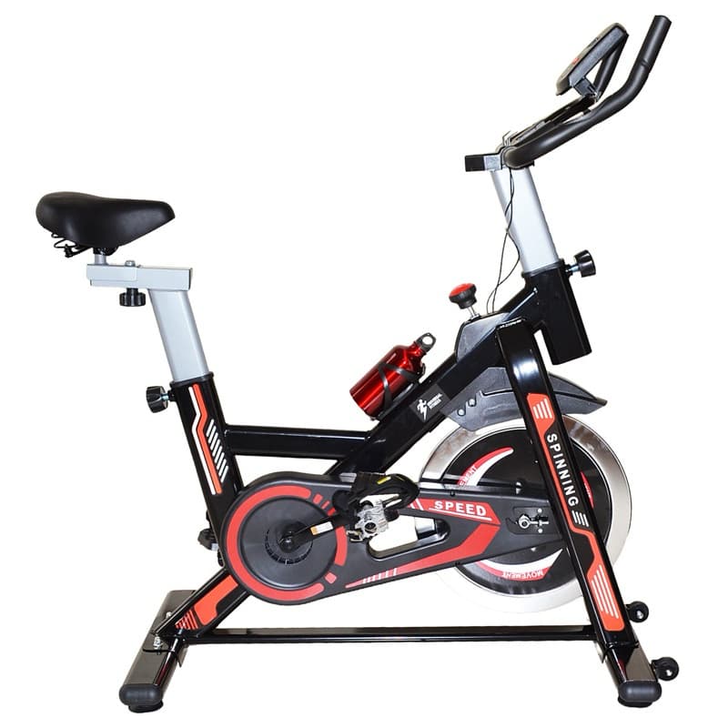 Bicicleta Spinning Ergométrica Com Roda De Inércia De 13kg Fitness Premium Vermelho