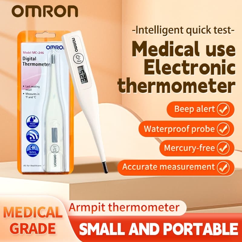 OMRON MC-246 Termómetro tipo lápis digitais para a temperatura do bebé e corpo