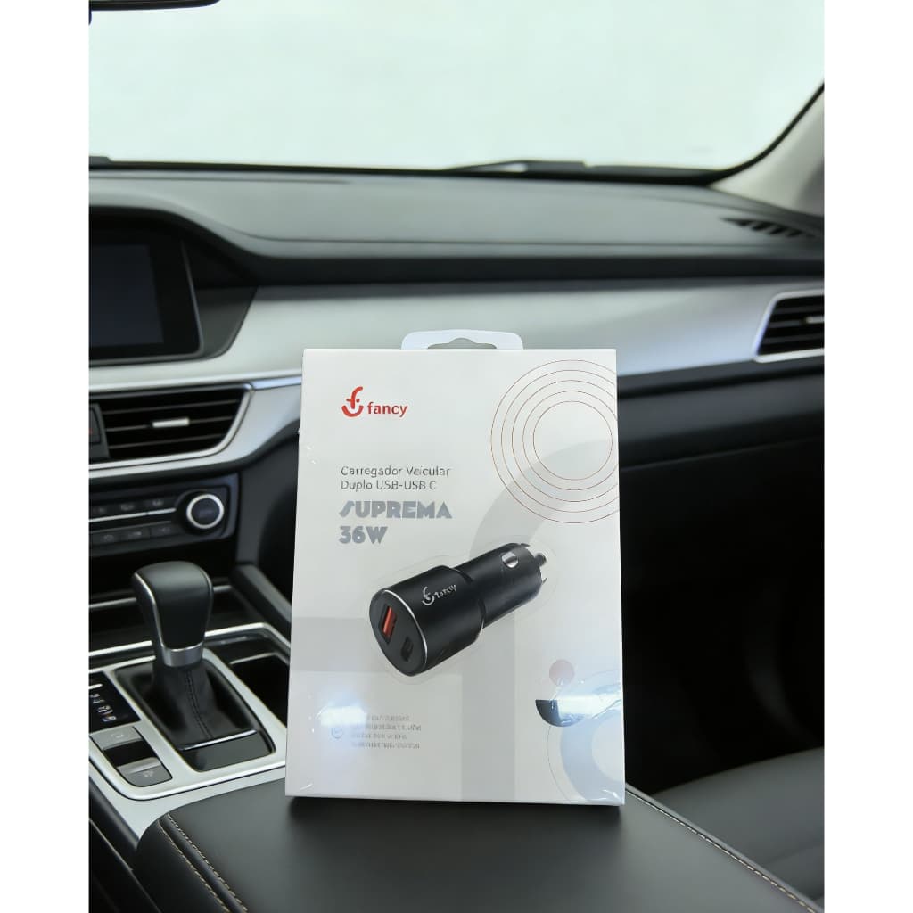 CCK05 - Carregador Veicular Usb-c Turbo 38w Duplo