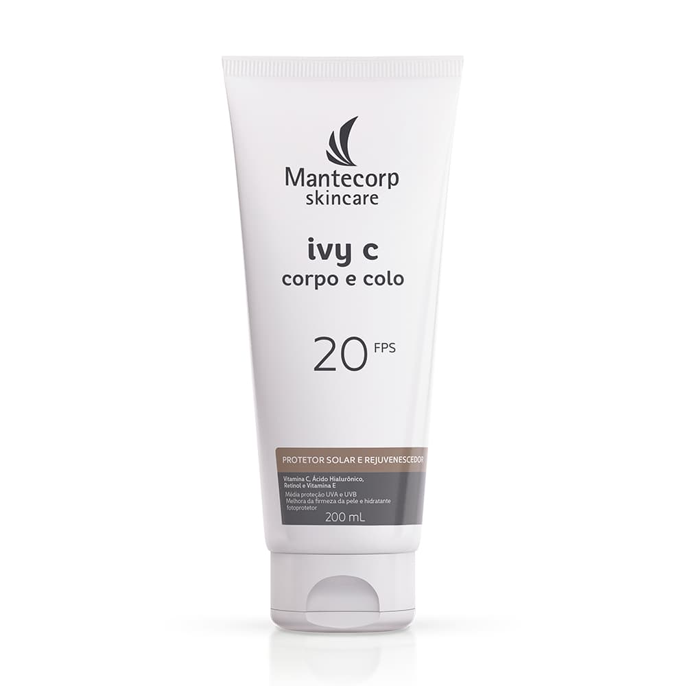 Rejuvenescedor Proteção Solar FPS20 Ivy C Corpo e Colo 200mL