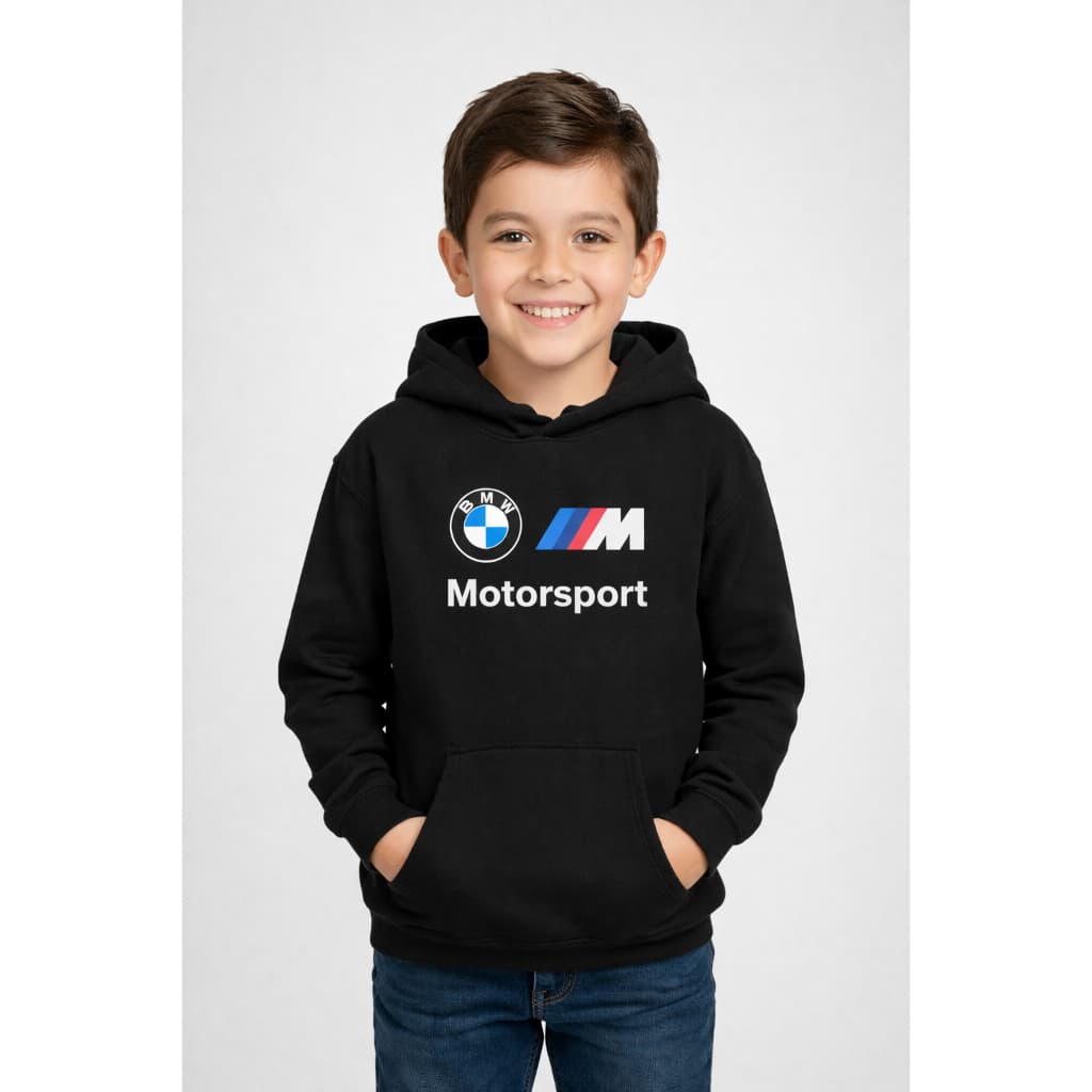 Moletom Infantil BMW Blusa de Frio Carro  Agasalho Esportivo do 6 ao 16