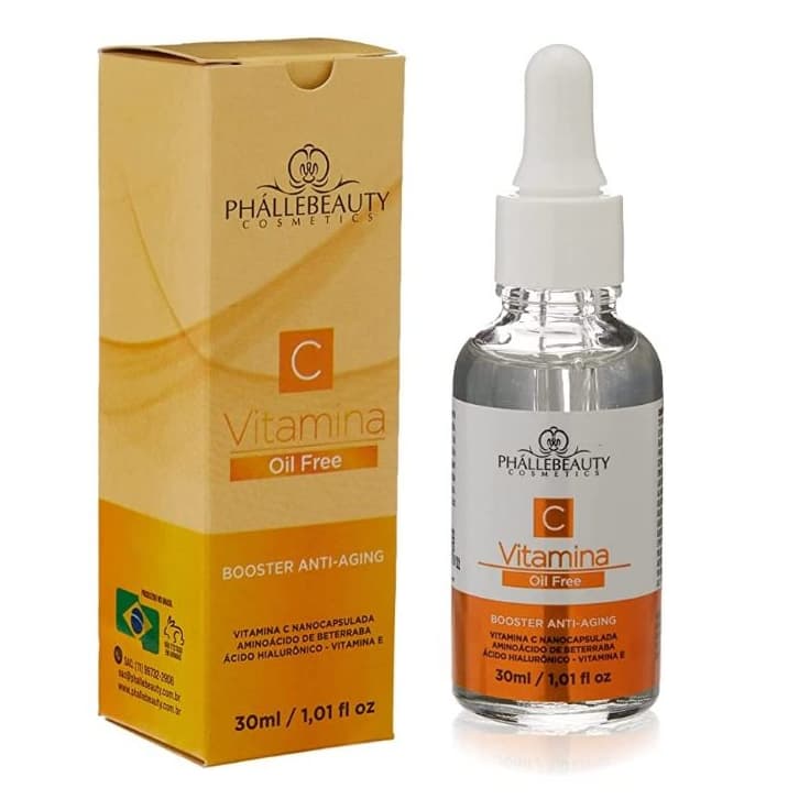 Phállbeauty Sérum Facial Vitamina C Oil Free Anti-Idade 30ml
