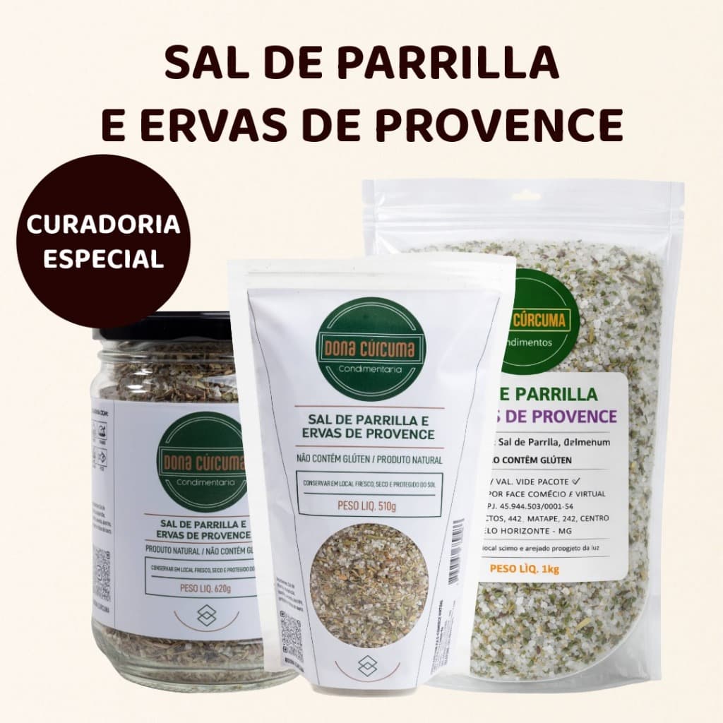Sal de Parrilla e Ervas de Provence para Churrasco e Grelhados | Temperos Especiarias – Dona Cúrcuma