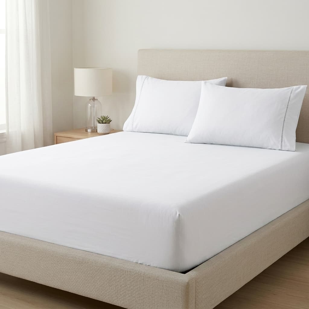 Lençol Casal 3 Peças Algodão 400 Fios Jogo de Cama Casal Estilo e Conforto