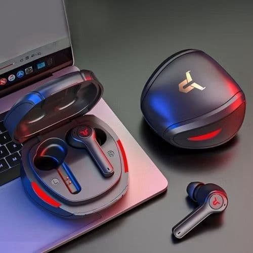 Fones De Ouvido Sem Fio Bluetooth 5.3  Gamer  Bluetooth – Som Imersivo Sem Delay PRO nove