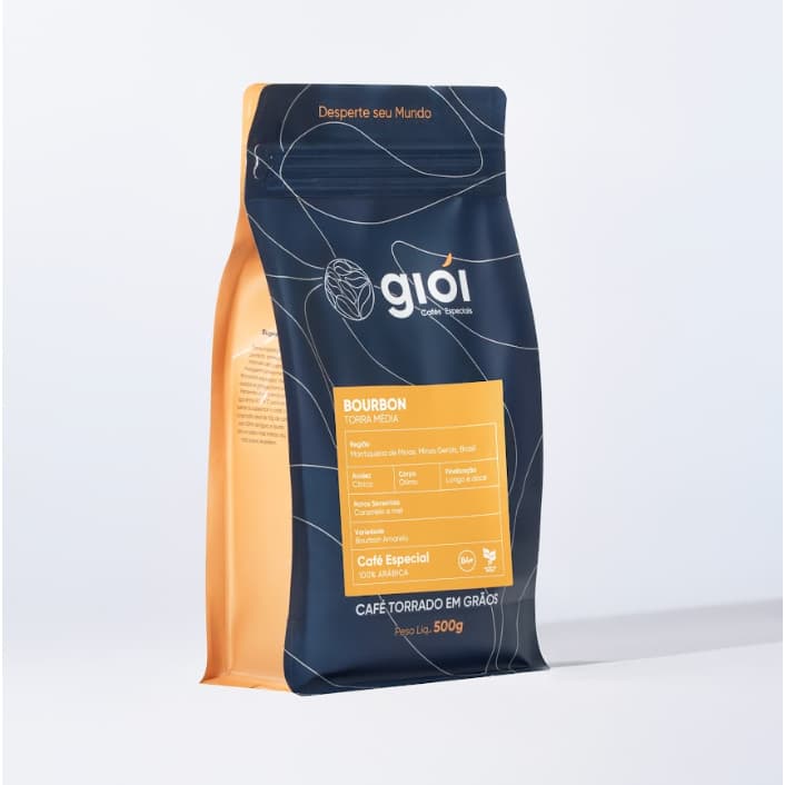 Café Especial 500g Torrado Em Grãos 100% Arábica, 84+ Bourbon - Giói