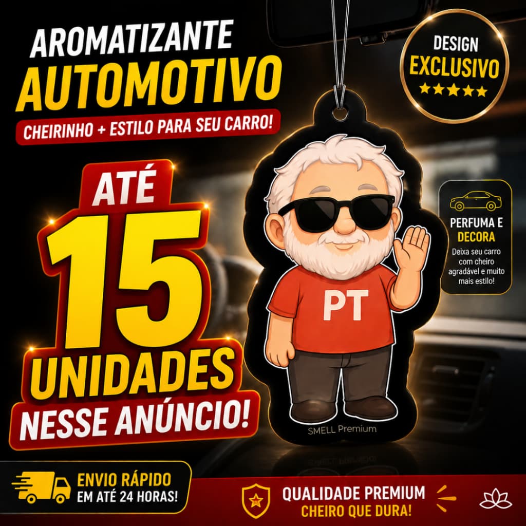 Aromatizante para Carro Personagem Estilizado Cheirinho Criativo | Kit até 15 Unidades - PT Sortidos Felsen Car