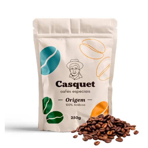 Café Especial 100% Arábica 84+ Pontos 250g | Casquet Origem Torrado em Grãos Frete Grátis