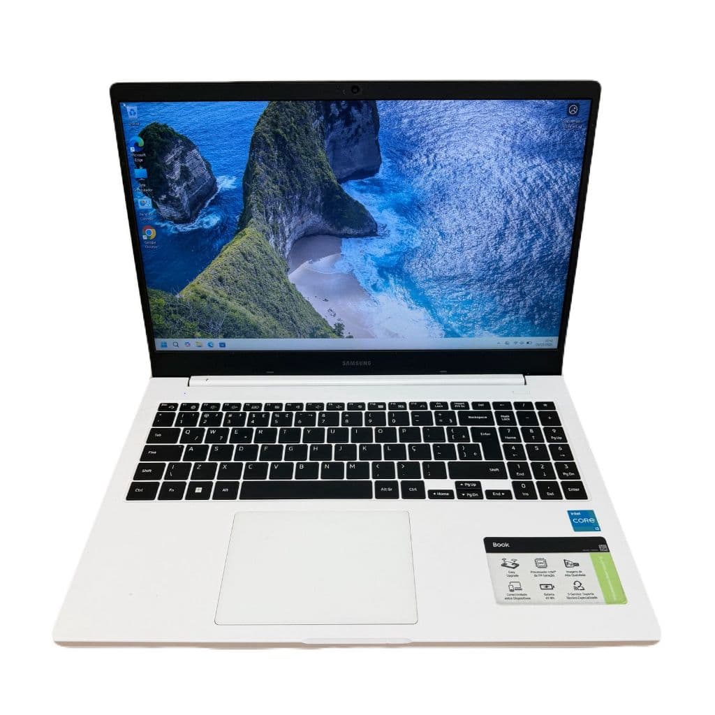 Notebook Samsung I3 11° Th 8gb Ddr4 M.2 256gb + 1 Tera Win11 (VITRINE) Branco