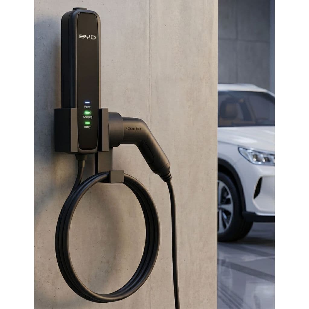 Suporte Carregador Carro Elétrico Para BYD Dolphin, BYD Song Plus. BYD Song Pro ,BYD Yuan Plus.,BYD Seal +Kit de Fixação