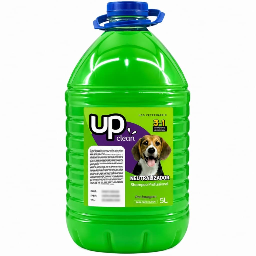 Shampoo Neutralizador Pet 3 em 1 para Cachorros e Gatos 5L