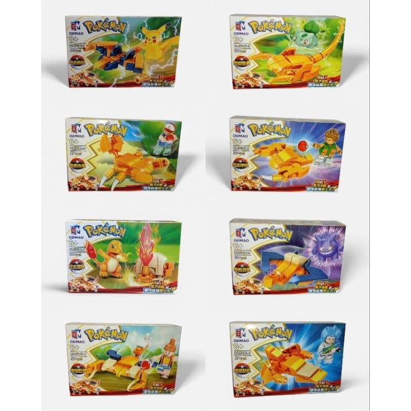Blocos para montar - estilo LEGO - Pokémon!