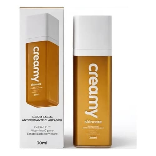 Creamy Sérum Antioxidante Clareador Ameniza Manchas Vitamina C Gold 30g