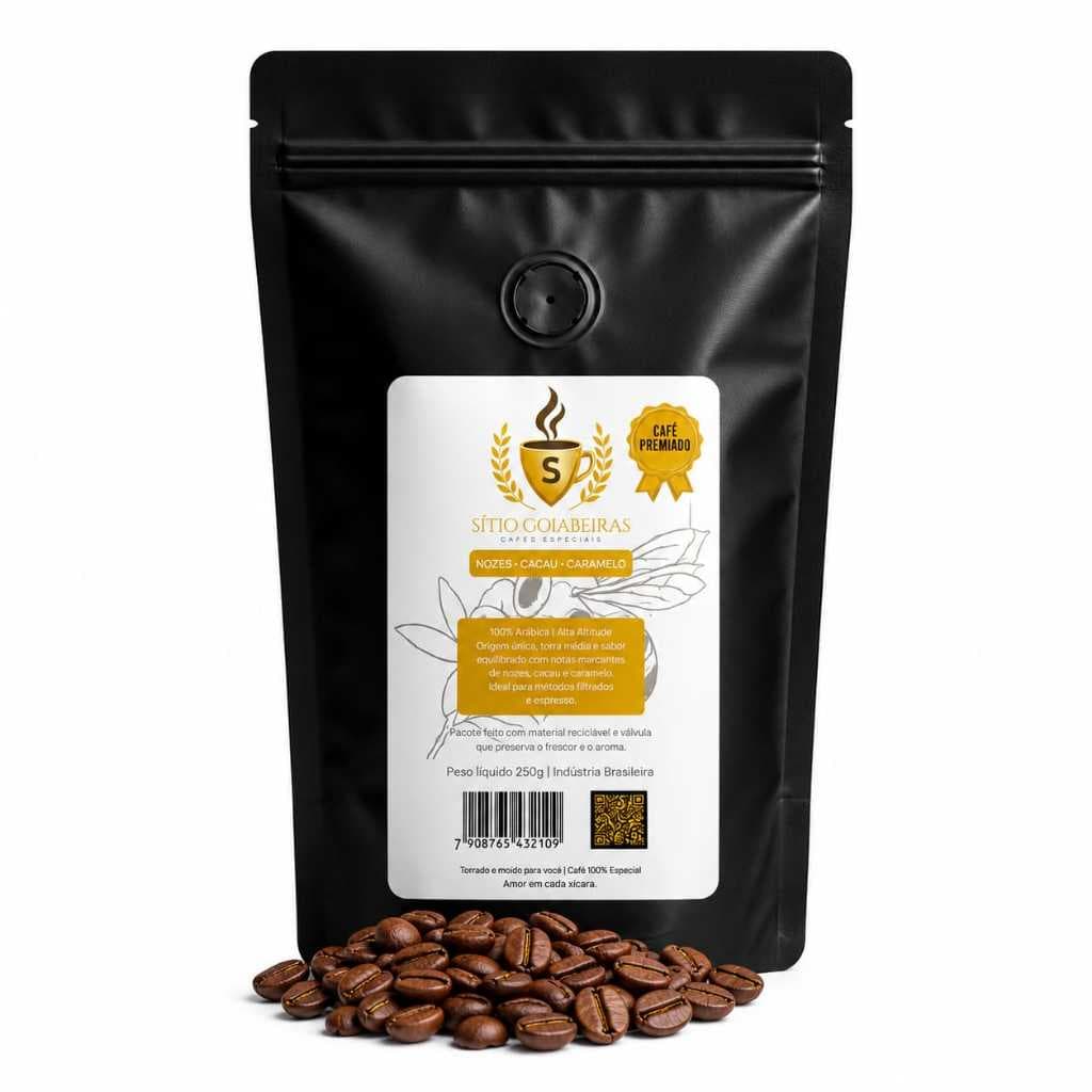 Café Especial Em Grãos 250g 100% Arábica Gourmet Peneira 16+ Premium