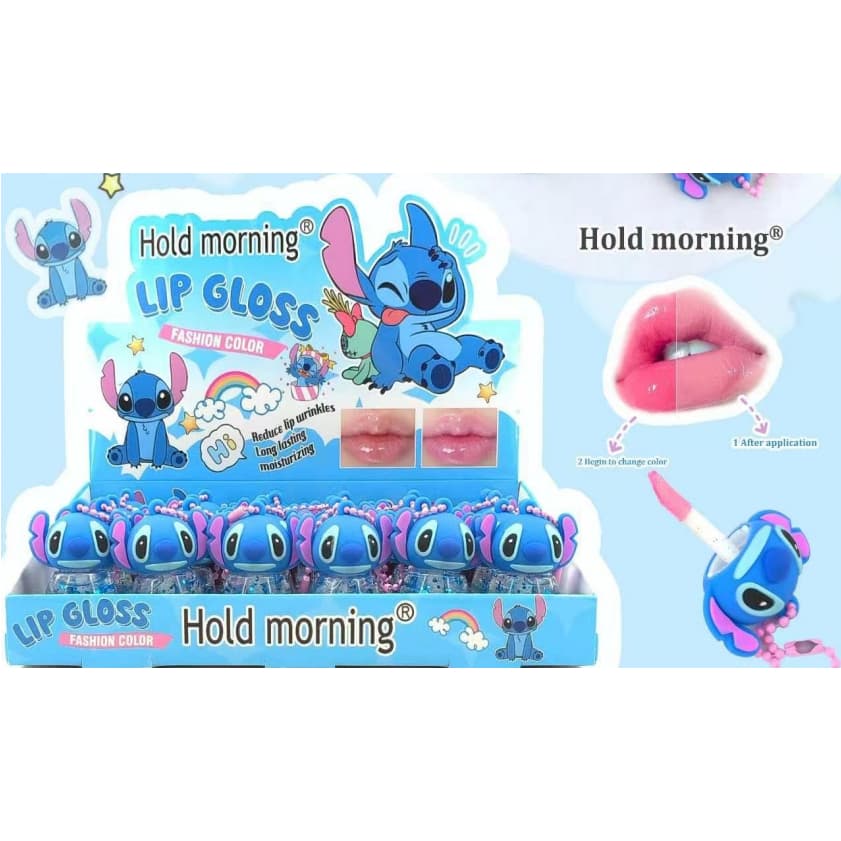 KIT 3/6 pcs Lip Gloss Capivara Cute Mudança de Cor Hidratante Brilho Labial Longa Duração，Oferta especial