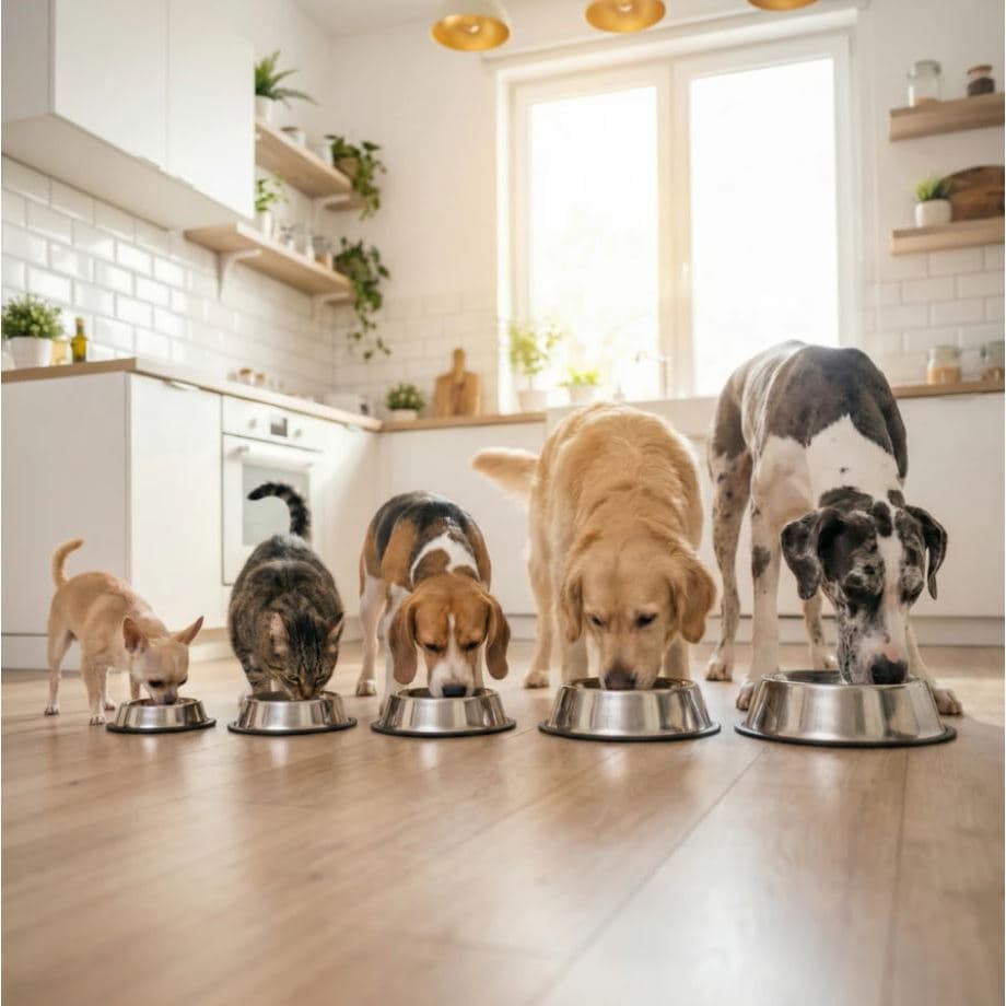 Pote Comedouro de Inox Para Cachorro e Gato Antiderrapante Redondo Antiodor para água ou ração