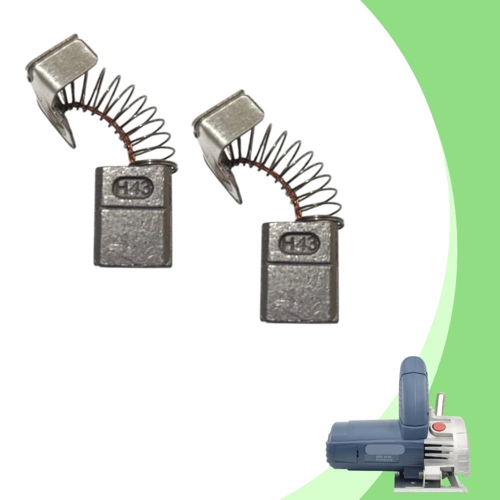 Escova de Carvao Serra Marmore H43 Gdc 14-40 1548 / GDC 150 Titan / Gks 1546 - Par