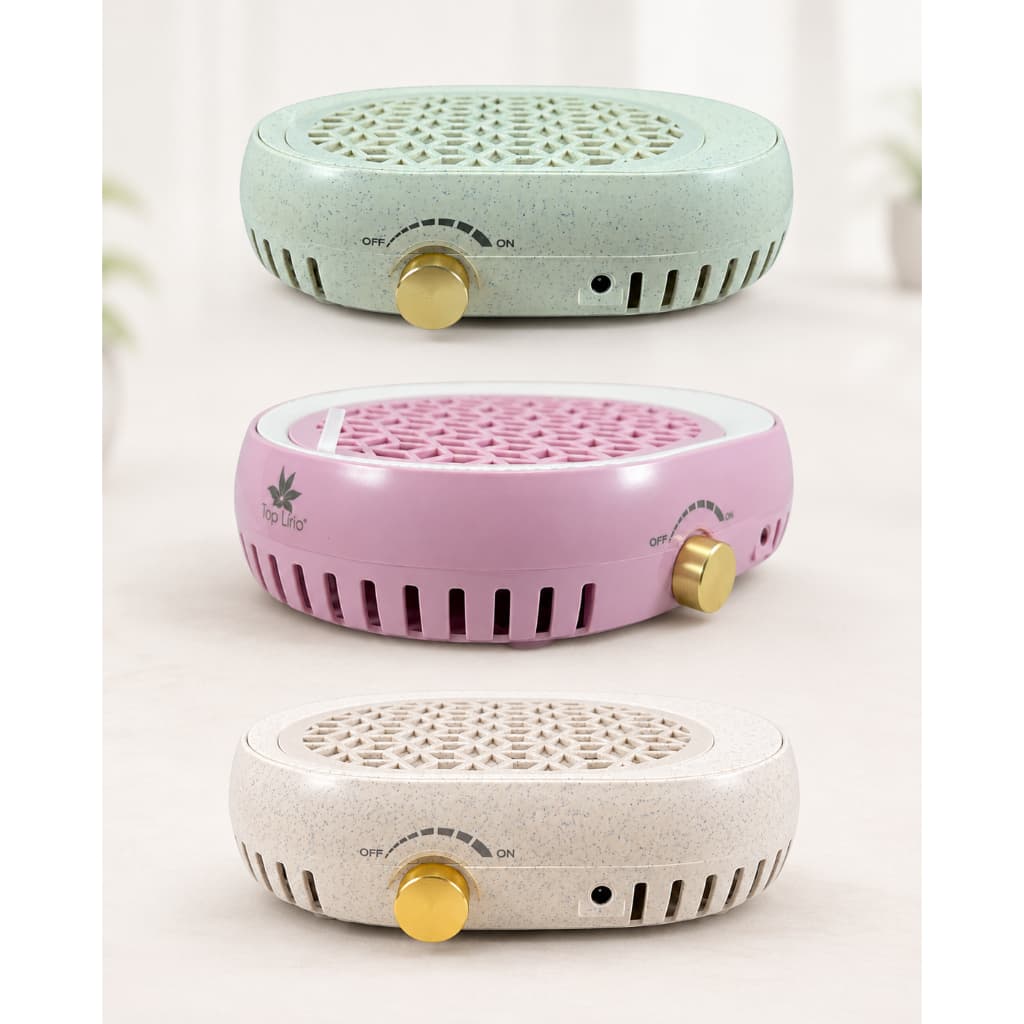 Coletor de Pó Aspirador Oval para Unhas Profissional 100W 45 Mil RPM – Disponível em 3 Cores