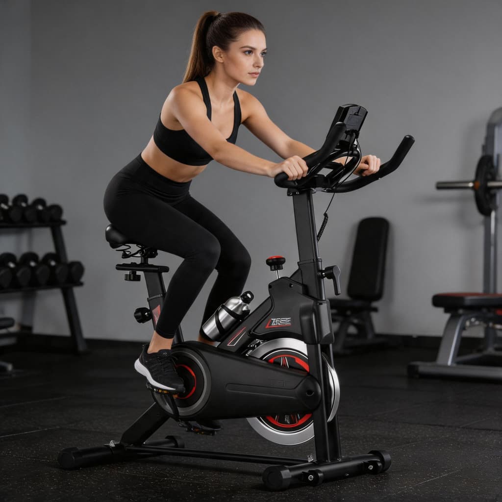 ZRSE  Bicicleta Ergométrica Spinning Bike Mecanica 7kg Pace2500 Odin Fit