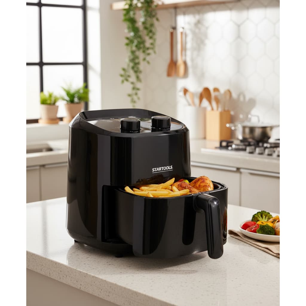 air fryer 3,4l, fritadeira sem óleo, air fryer 220v, fritadeira elétrica, air fryer compacta, 1200w, cozinha saudável