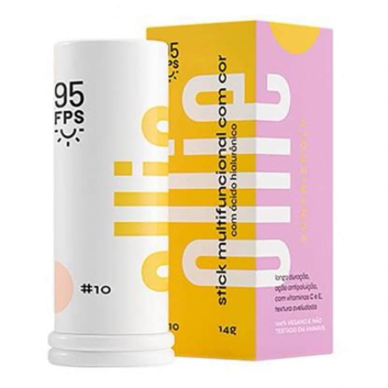 Protetor Solar Facial em Bastão OIIie FPS 95 Cor 14g
