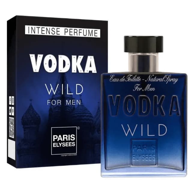 Perfume Importado Masculino Vodka Wild - Paris Elysees - EDT - 100ml