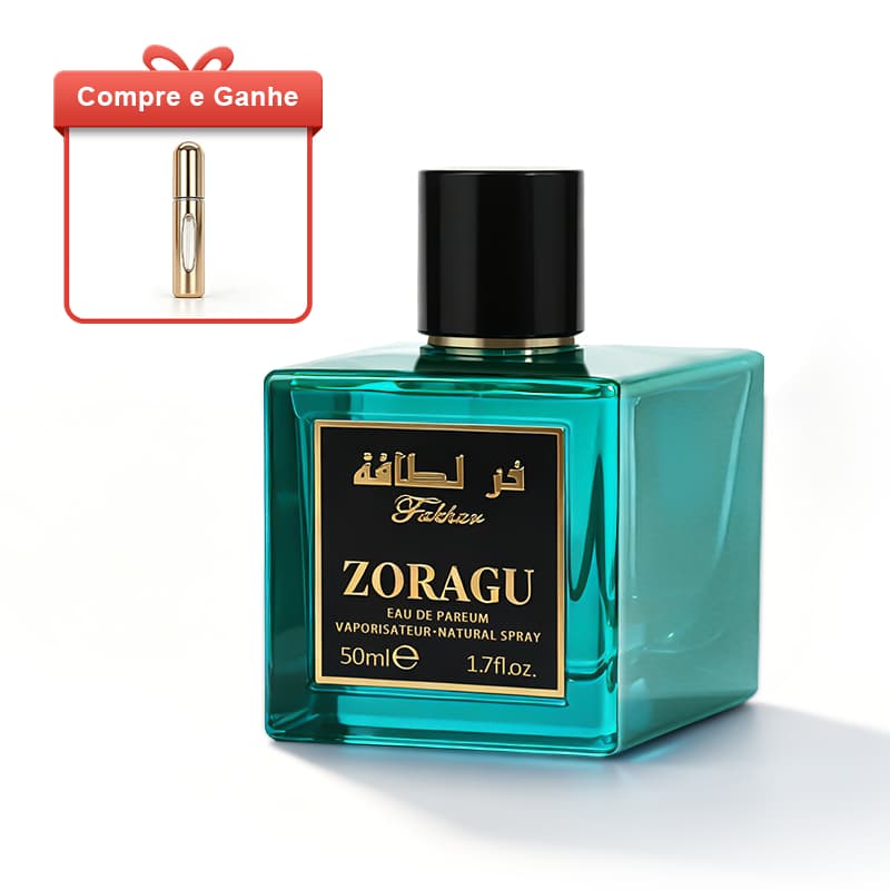 Perfume Árabe Masculino ZORAGU 50ml Eau de Parfum Importado Alta Fixação Fragrância Marcante